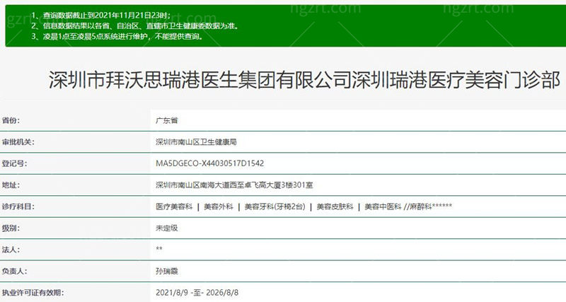 深圳瑞港医疗美容门诊部