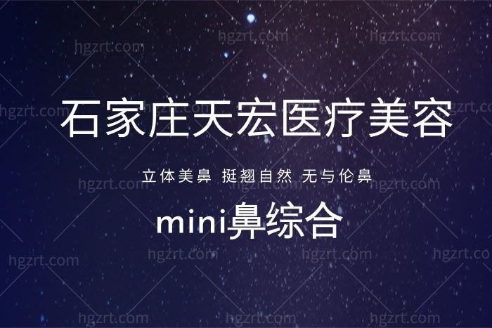 石家庄天宏医疗美容【鼻综合】mini鼻部多项