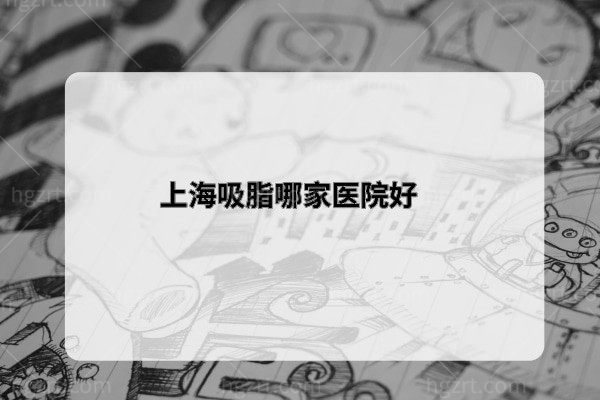 上海吸脂医院哪家好
