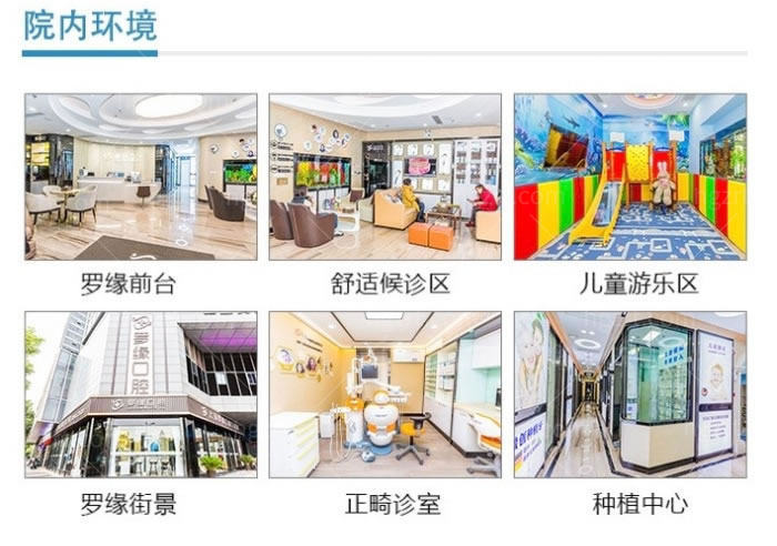 上海罗缘口腔整牙种植牙收费价格表