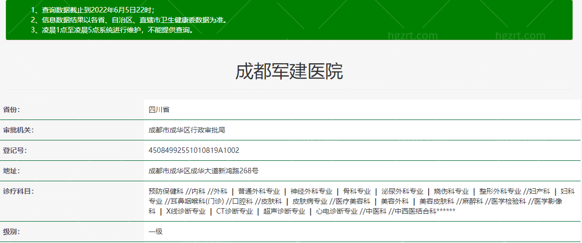 成都军建医院是大型还是私立的 做整形正规吗?疤痕修复做的怎么样？