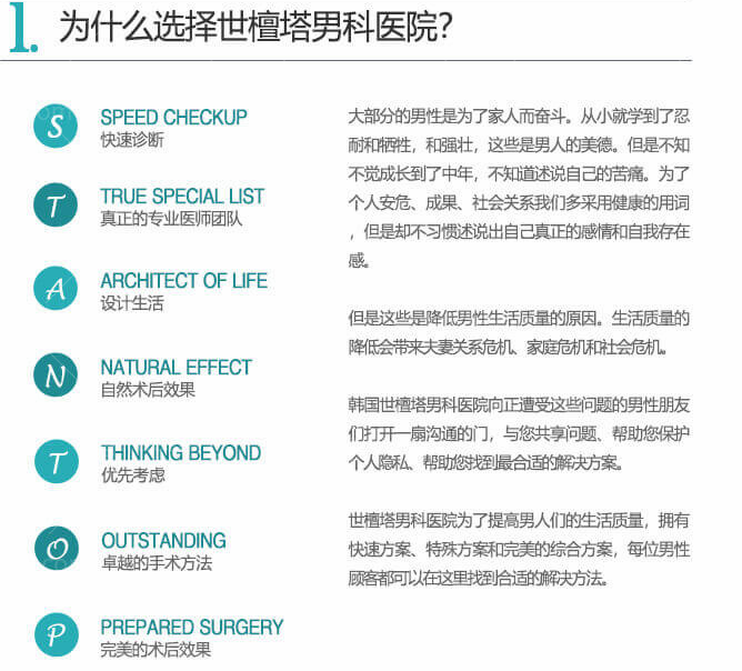 韩国世檀塔男科医院