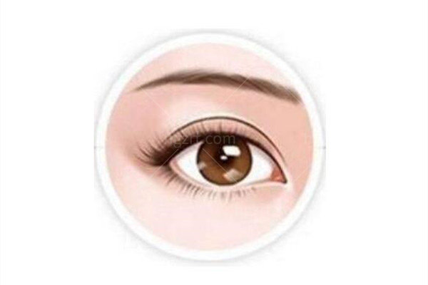 新月型的眼睛