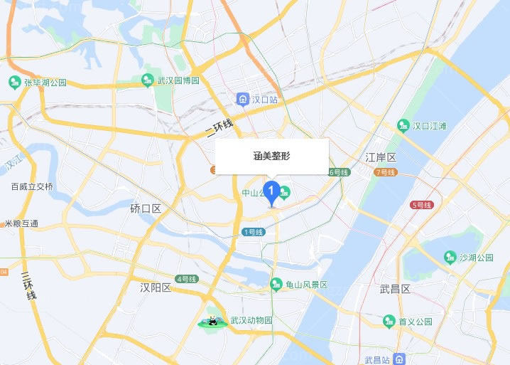 武汉涵美医院地图图片