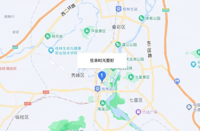 桂林时光医院导航地图图片