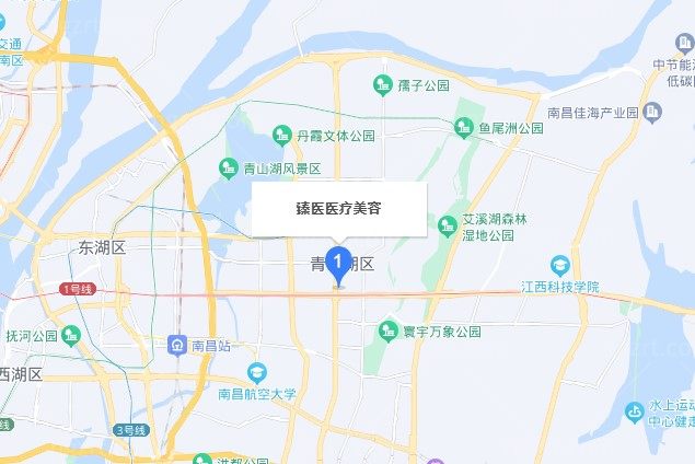 江西南昌臻医院导航地图图片