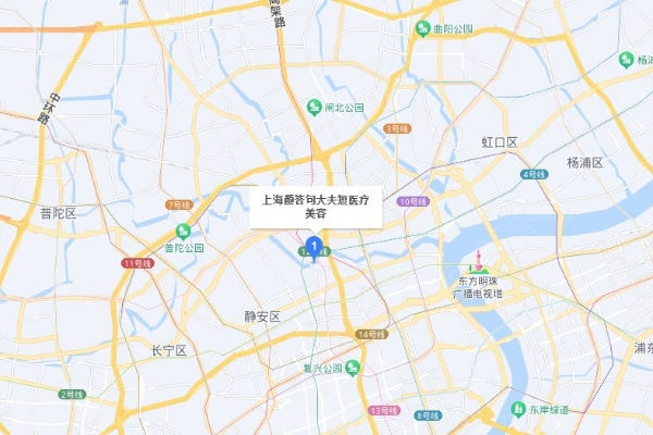 上海颜大夫医疗美容门诊部地图