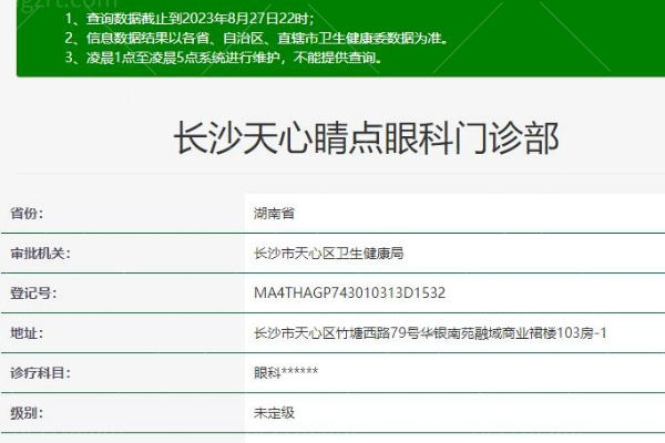 长沙睛点眼科怎么样