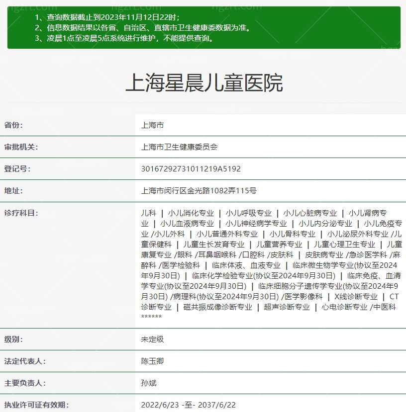 上海星晨儿童医院眼科怎么样