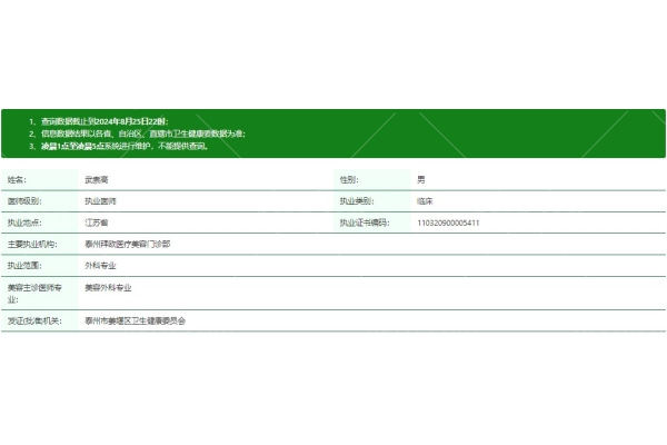 武崇高医生正规