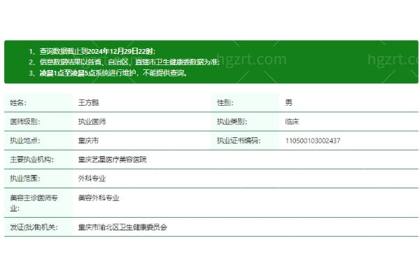 重庆王方鹏坐诊哪个医院