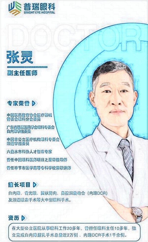 南宁普瑞眼科医院张灵医生