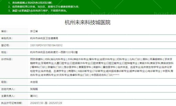 杭州未来科技城医院是正规医院吗