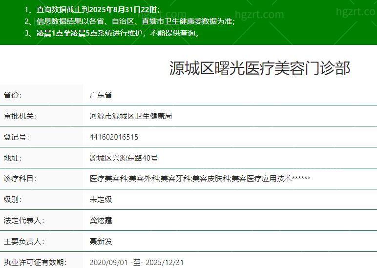 梅州曙光整形医院是正规医院吗