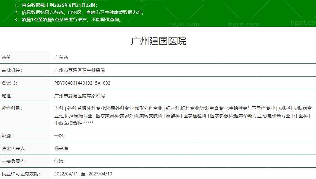 广州建国医院是正规医院吗