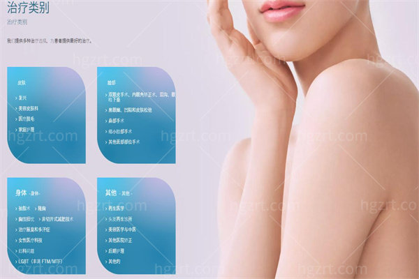 东京都圣心美容医院开设项目