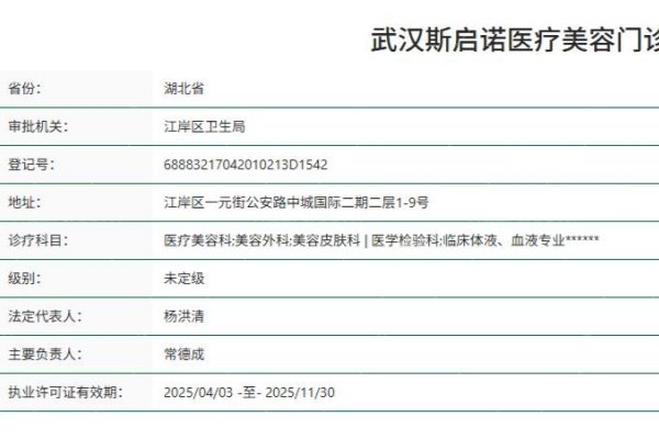 武汉斯启诺医疗美容门诊部怎么样 武汉斯启诺医疗美容门诊部怎么样