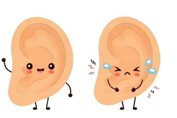 贴发耳是侧睡压着造成的吗?