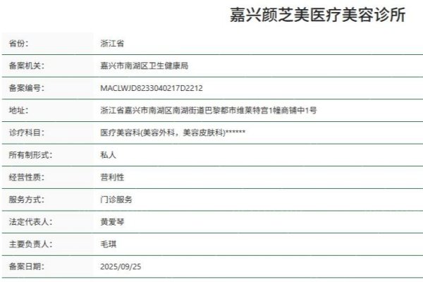 淄川经济开发区伊娜医疗美容诊所正规资质