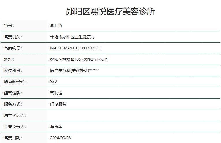 十堰郧阳区熙悦医疗美容诊所