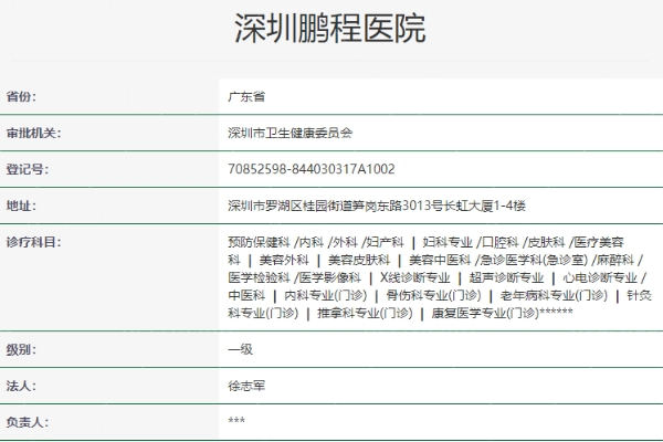 2026深圳鹏程整形医院价目表更新:隆鼻12800+隆胸15800+双眼皮1500+技术过关口碑好