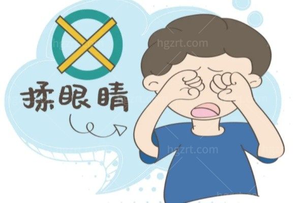 做完激光近视手术眼睛磨得慌正常吗?
