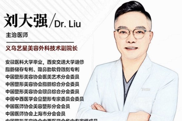 义乌艺星刘大强医生怎么样？两项眼部专技+隆鼻/眼修复/脂肪填充/私密整形都擅长