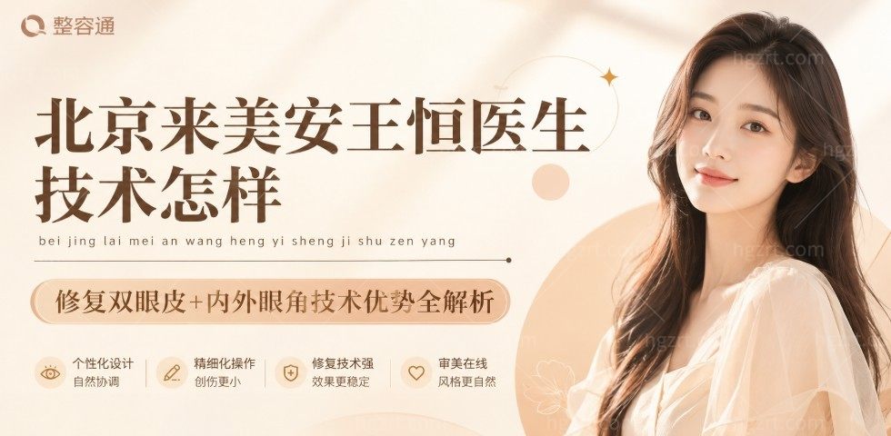 北京来美安王恒医生技术怎样?修复双眼皮+内外眼角技术优势全解析
