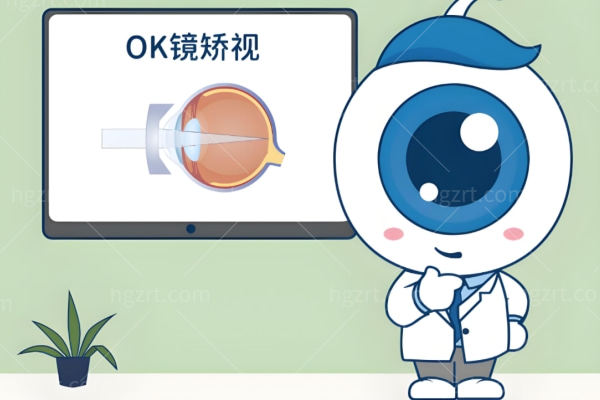 孩子戴OK镜后白天看得清，就代表近视没有增长吗？复查还要看眼轴和角膜